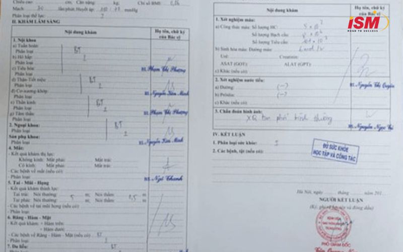 Khám sức khỏe đi nước ngoài gồm những gì?